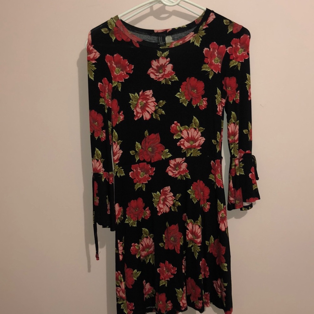 Floral Long Sleeve Dress
